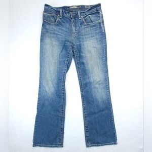 BKE Tyler Men's Jeans 36XL (36x34) Blue Denim Straight Leg 100% Cotton